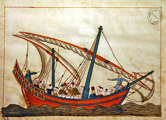 Ms. cicogna 1971, miniature from the ''Memorie Turchesche'' depicting a passenger carrying ship van Venetian School