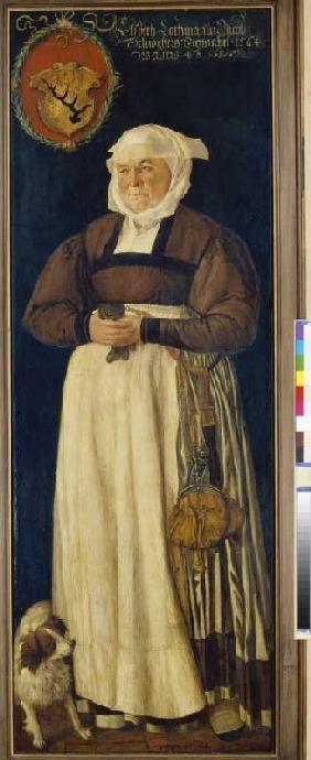 Bildnis der Elsbeth Hochmann, Gemahlin des Jacob Schwytzer
