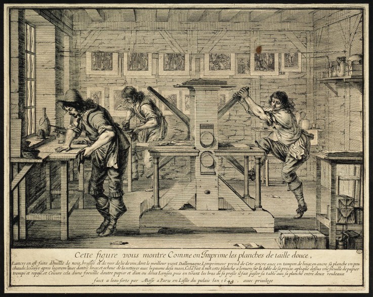 Workshop of an Engraver van Abraham Bosse