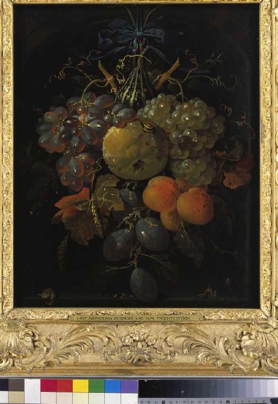 Früchtestück. van Abraham Mignon