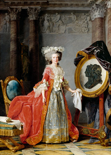 Portrait of Adelaide de France van Adélaide Labille-Guiard