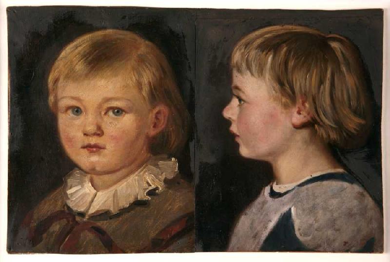 Zwei Kinderbildnisse, Harald Friedrich van Adolf Friedrich