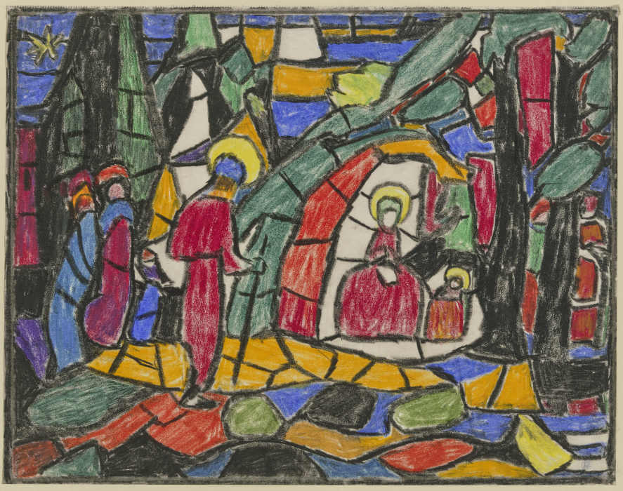 The Nativity van Adolf Hölzel