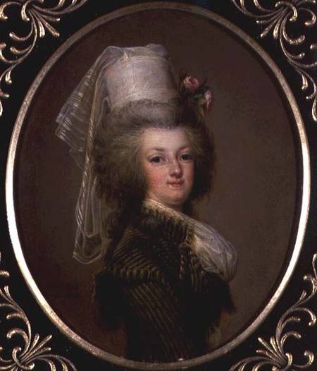 Archduchess Marie Antoinette Habsburg-Lothringen (1755-93), fifteenth child of Empress Maria Theresa van Adolf Ulrich Wertmuller