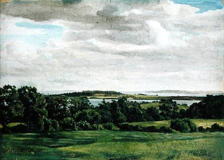 Landscape in Holstein van Adolf Vollmer