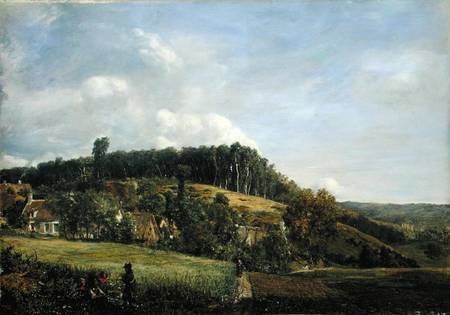 Landscape in Northern Germany van Adolf Vollmer