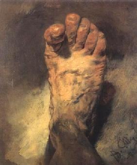 Der Fuß des Künstlers