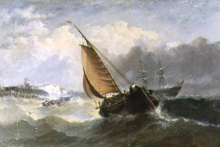 Broadstairs, Squally Weather van Adolphus Knell