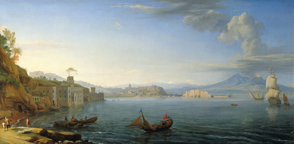 View of Naples van Adrien Manglard