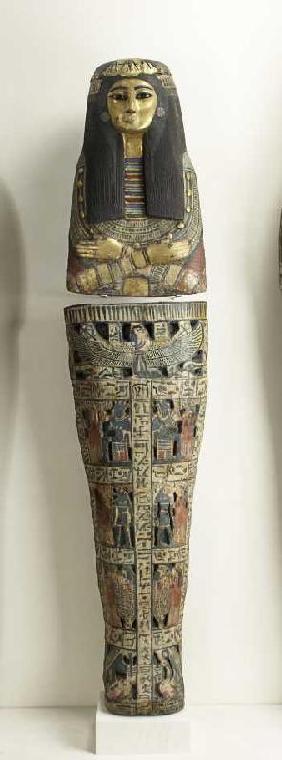 Mumiendecke der Amunpriesterin Takait. 13. Jahrhundert v.Chr.