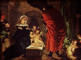 Die Geburt Christi. van Aert Claes