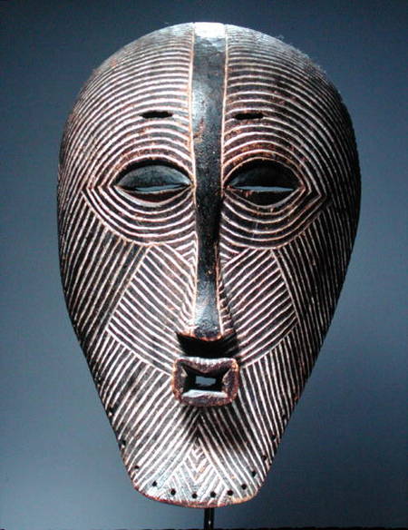 Kifwebe Mask, Luba Culture, from Democratic Republic of Congo van African