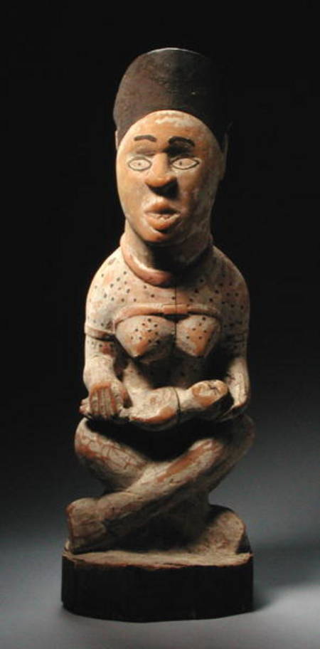 Kongo Figure with Baby, Congo van African