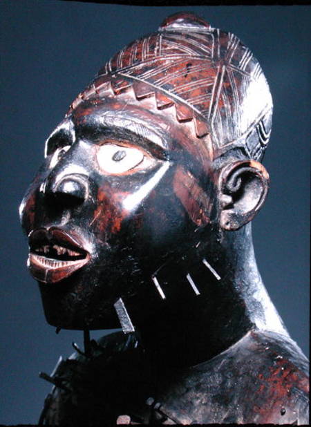 Mangaaka Figure, Kongo Culture, from Cabinda Region, Democratic Republic of Congo or Angola van African