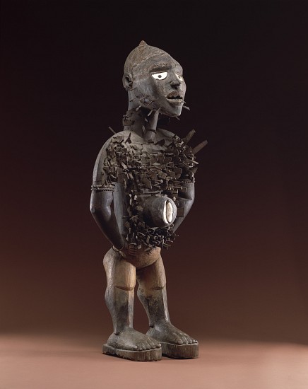 Nail Figure (nkisi n'kondi) Yombe, Congo van African
