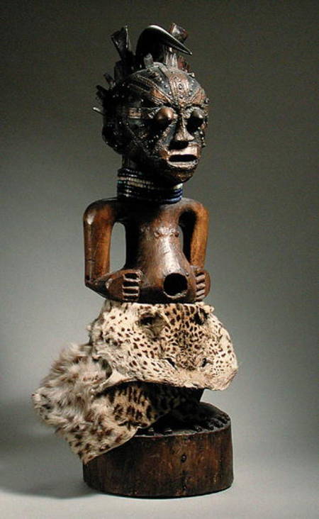 Songye power figure (copper) van African