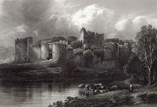 Chepstow Castle; engraved by R. Hinshelwood, printed Cassell & Company LtdWimperis van (after) Edmund Morison