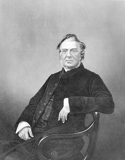 Reverend Hugh Stowell; engraved by D. J. Pound van (after) English photographer