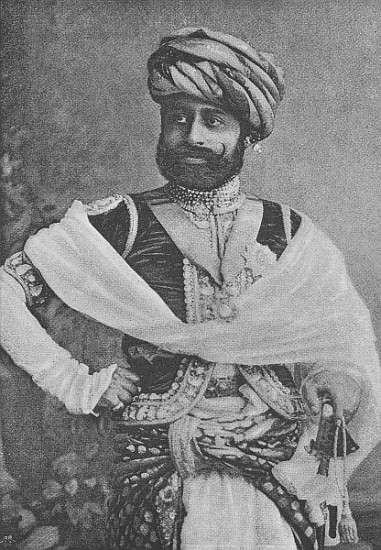 Thakore Sahib Waghji II Rawaji van (after) English photographer