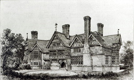 House recently erected at Harrow Weald, from ''The Building News'', 6th September 1872 van (after) English School