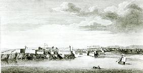 A Prospect of the Moro Castle and City of Havana from the sea; engraved by Pierre Charles Canot from