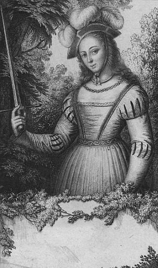 Portrait of Joan of Arc (1412-31) van (after) French School