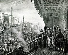 Napoleon Bonaparte (1769-1821) Celebrating the Birthday of the Prophet Mohammed in Cairo, during his