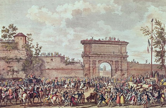 The Entry of the French into Milan, 25 Floreal An IV (14th May 1796) van (after) Antoine Charles Horace (Carle) Vernet