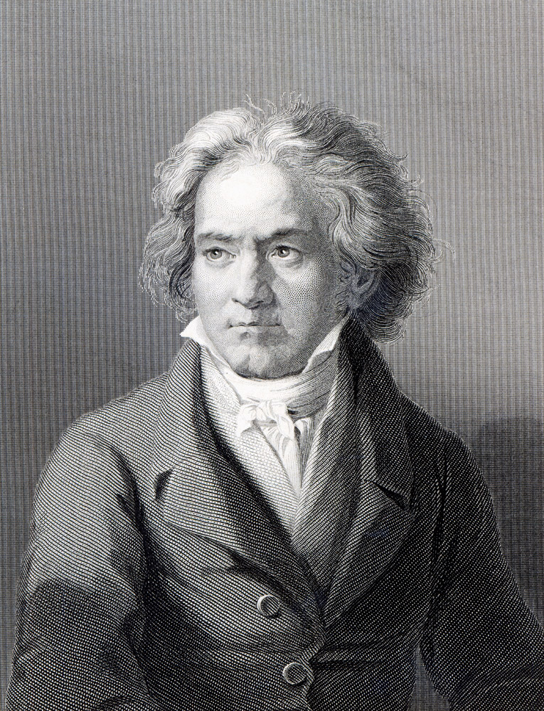 Ludwig van Beethoven; engraved by William Holl the Younger van (after) August Karl Friedrich von Kloeber