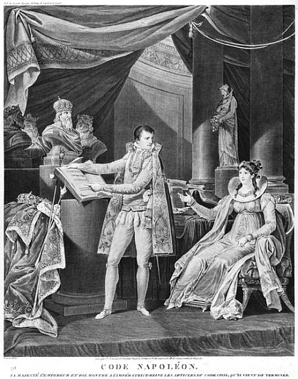 His Majesty the Emperor and King Napoleon I (1769-1861) showing the Empress-Queen Marie-Louise (1791 van (after) Charles Monnet