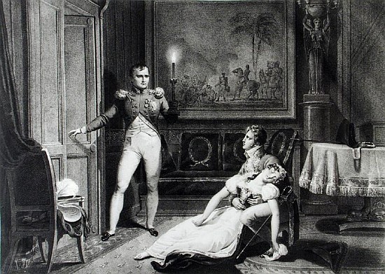 The Divorce of Napoleon I (1769-1821) and Josephine Tascher de la Pagerie (1763-1814) 30th November  van (after) Charles Abraham Chasselat