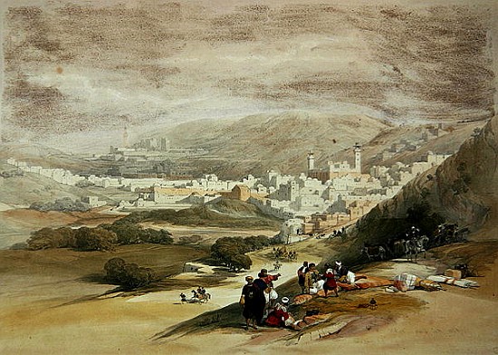 Hebron, 18th March 1839 from Volume II of ''The Holy Land'' van (after) David Roberts