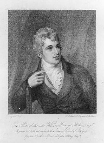 William Young Ottley; engraved by Frederick Christian Lewis, c.1836 van (after) Domenico Pellegrini