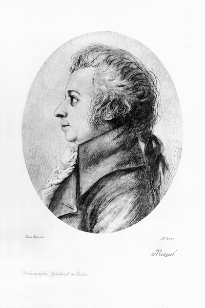 Wolfgang Amadeus Mozart van (after) Doris Stock