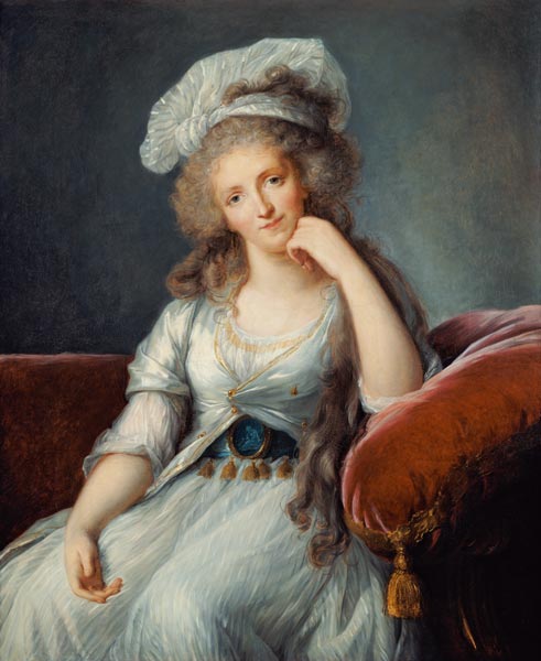 Louise-Marie Adelaide, Duchesse d''Orleans (see also 91622) van (after) Elisabeth Louise Vigee-Lebrun