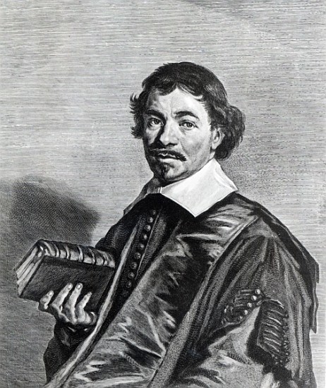 Johannes Hoornbeek; engraved by Jonas Suyderhoef van (after) Frans Hals