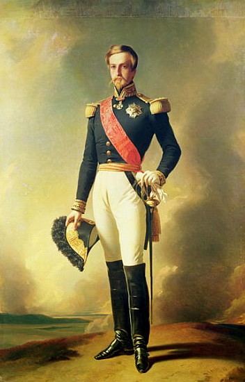 Portrait of Henri-Eugene-Philippe-Louis d''Orleans (1822-97) Duke of Aumale van (after) Franz Xavier Winterhalter