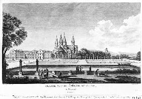 View of Cluny Abbey, from ''Voyage Pittoresque de la France'' ; engraved under direction of Francois