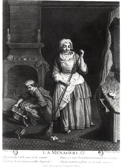 The Housekeeper van (after) Jean-Baptiste Simeon Chardin