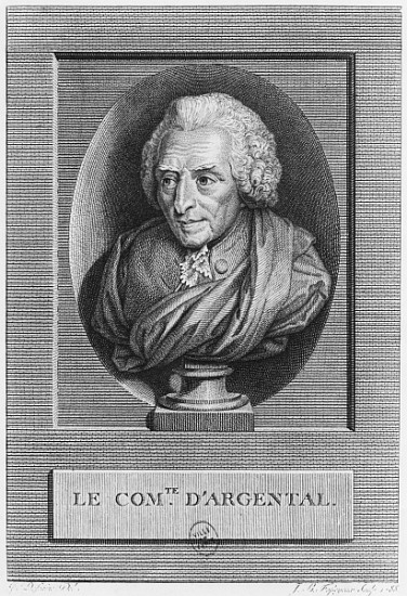 Charles Augustin de Ferriol, Comte d''Argental; engraved by Jean Baptiste Fosseyeux (1752-1824) 1788 van (after) Jean Florent Defraine