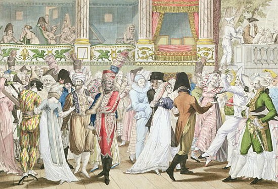 Costume Ball at the Opera, after 1800 van (after) Jean Francois Bosio