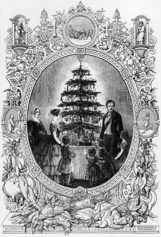 Christmas Tree at Windsor Castle van (after) J.L. Williams