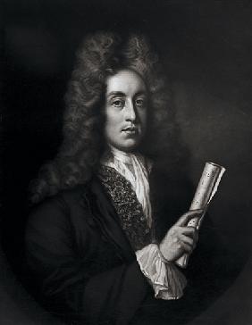 Portrait of Henry Purcell ; engraved by George J. Zobel