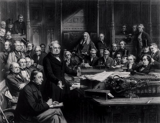 The House of Commons in 1860: Lord Palmerston Addressing the House during the Debate on the Treaty w van (after) John Phillip