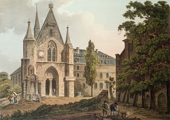 The College de Navarre in Paris; engraved by I. Hill van (after) John Claude Nattes