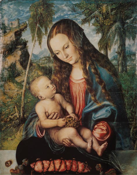 Madonna under the fir tree, c.1510 van Lucas  Cranach