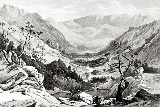 View between Senafe and Rahaguddy ; engraved by James Ferguson van (after) Major A.G.F. Hogg