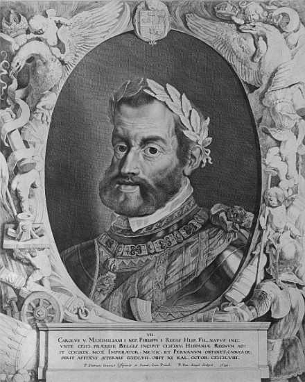 Charles V, Holy Roman Emperor; engraved by Pieter van Sompel van (after) Pieter Claesz Soutman
