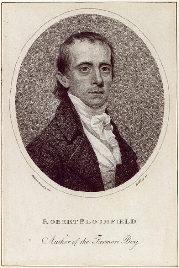 Robert Bloomfield; engraved by William Ridley, published in the ''Monthly Mirror'' van (after) Samuel Drummond