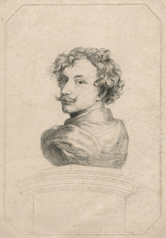 Self-portrait van (after) Sir Anthony van Dyck